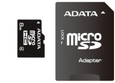 ADATA MicroSDHC karta 8GB...