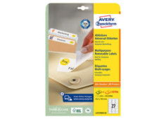 Snímatelné etikety, bílé,...