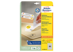 Snímatelné etikety, bílé,...