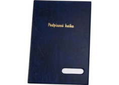 Podpisová kniha A4 modrá -...