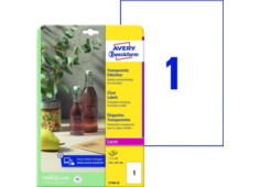 Krystalicky čiré etikety,...