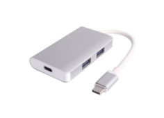 PremiumCord USB-C hub 2xUSB...