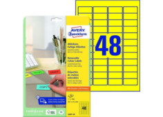 Snímatelné etikety, žluté,...