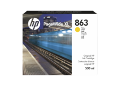 HP 863 - 500 ml - žlutá -...