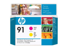 HP 91 purpurová a žlutá...