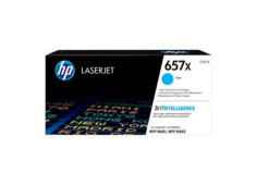 HP 657X azurový toner...