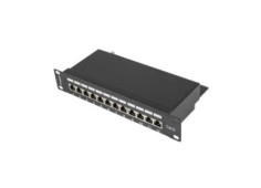 PATCH PANEL 12PORT 1U 10"...