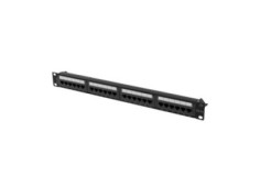 PATCH PANEL 24 PORTŮ 1U 19"...