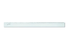 Pravítko 50 cm transparentní