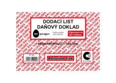 Dodací list - daňový doklad...