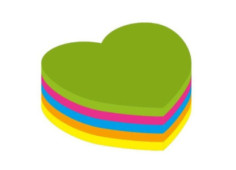 Blok samolepicí Kores neon...