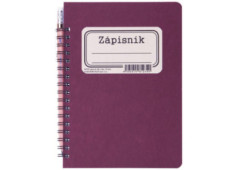 Zápisník s boční kroužkovou...